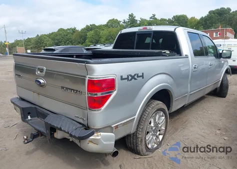 2011 Ford F-150 Platinum from USA, damaged, VIN 1FTFW1EF6BFC36857